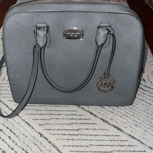 Michael Kors gray shoulder bag